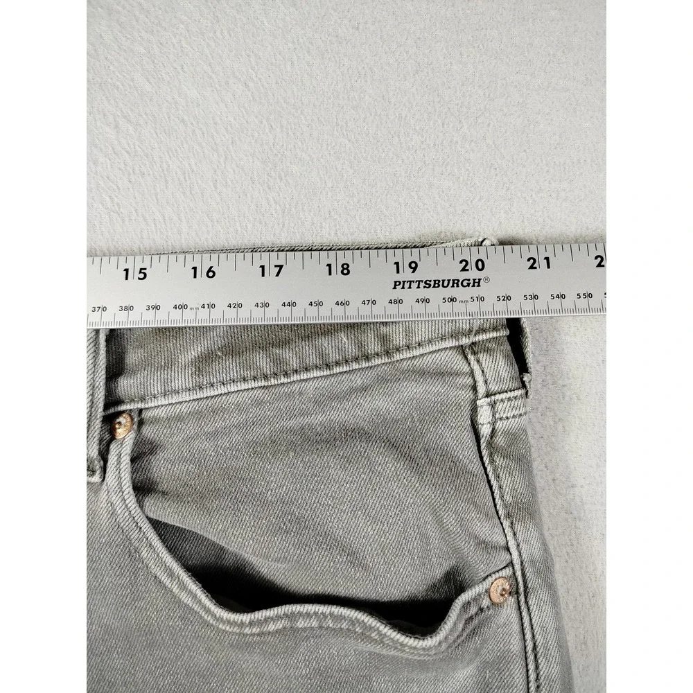 American Eagle Easyflex Jeans Mens 38 Gray Athletic Tapered Stretch Denim Casual